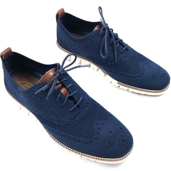 COLE HAAN men’s zerogrand stitchlite wingtips - Picture 3 of 9
